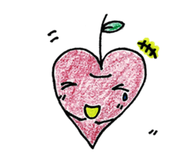 Heart&Apple sticker #11674794