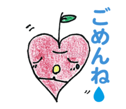 Heart&Apple sticker #11674796