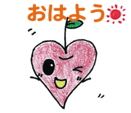 Heart&Apple sticker #11674798