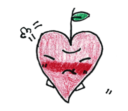 Heart&Apple sticker #11674799