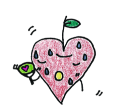 Heart&Apple sticker #11674804