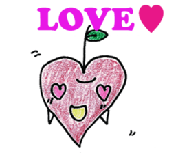 Heart&Apple sticker #11674813