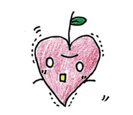 Heart&Apple sticker #11674820