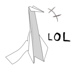 Paper Crane ORIZURU. sticker #11674881