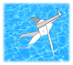 Paper Crane ORIZURU. sticker #11674885