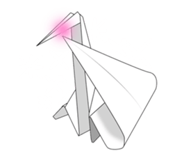 Paper Crane ORIZURU. sticker #11674890