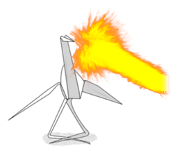 Paper Crane ORIZURU. sticker #11674893