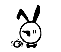 sunglass rabbit Mr.Sun sticker #11675021