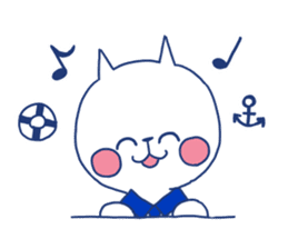 marine cat sticker #11675219