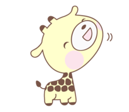 KEELL THE GIRAFFE ;) sticker #11675392