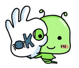 Caterpillar - Elmo with spider Part II sticker #11675744