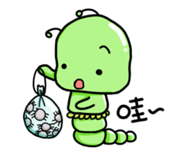 Caterpillar - Elmo with spider Part II sticker #11675745