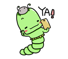 Caterpillar - Elmo with spider Part II sticker #11675767