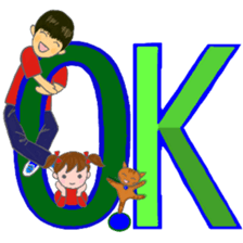 cat and girl part5 sticker #11675916