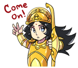 Little warrior : the EPIC 1 sticker #11676265