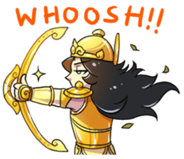 Little warrior : the EPIC 1 sticker #11676268