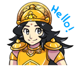 Little warrior : the EPIC 1 sticker #11676269