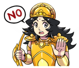 Little warrior : the EPIC 1 sticker #11676273