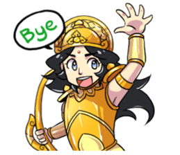 Little warrior : the EPIC 1 sticker #11676276