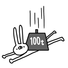 Rabbit life3 sticker #11676468