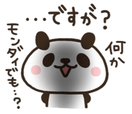 Happiness of panda sticker #11676544