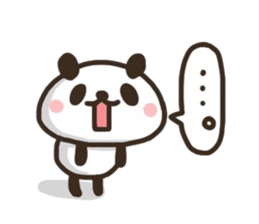 Happiness of panda sticker #11676547
