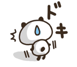 Happiness of panda sticker #11676557