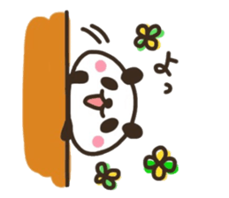 Happiness of panda sticker #11676561