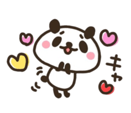 Happiness of panda sticker #11676564