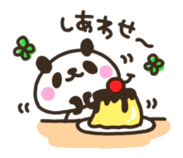 Happiness of panda sticker #11676579