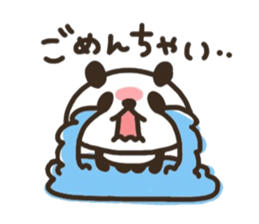 Happiness of panda sticker #11676582