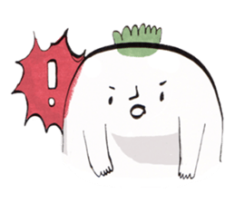 Radish and Strawberry sticker #11677751