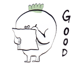 Radish and Strawberry sticker #11677754