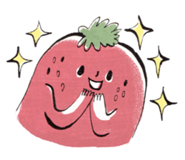 Radish and Strawberry sticker #11677755