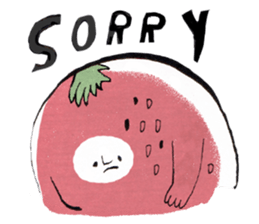 Radish and Strawberry sticker #11677761