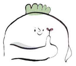 Radish and Strawberry sticker #11677766