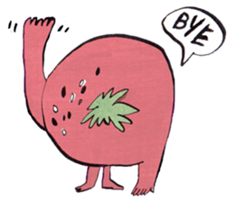 Radish and Strawberry sticker #11677782