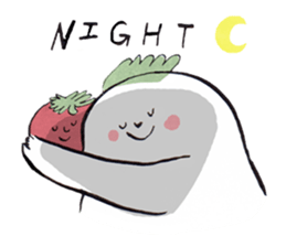 Radish and Strawberry sticker #11677783