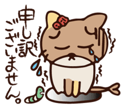 The marmot which snuggles up to you sticker #11678156