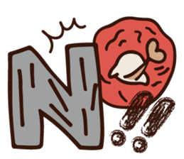 The marmot which snuggles up to you sticker #11678163