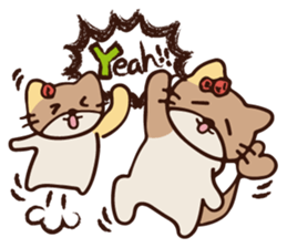 The marmot which snuggles up to you sticker #11678164