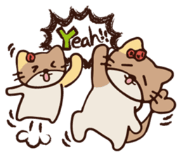 The marmot which snuggles up to you sticker #11678164