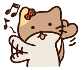 The marmot which snuggles up to you sticker #11678167