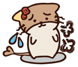 The marmot which snuggles up to you sticker #11678168