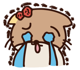 The marmot which snuggles up to you sticker #11678171