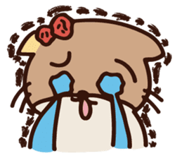 The marmot which snuggles up to you sticker #11678171