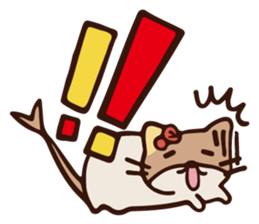 The marmot which snuggles up to you sticker #11678178