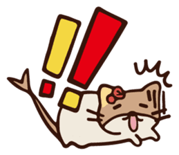 The marmot which snuggles up to you sticker #11678178