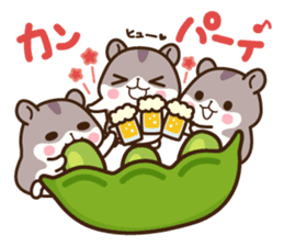 Hamster / Nagomu Summer sticker #11678434