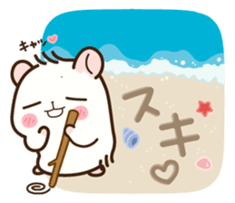 Hamster / Nagomu Summer sticker #11678460